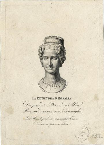 La EXCMA. SEÑORA D. ROSALIA Duquesa de Bernik y Alba Prinsesa de GRAMMONTE, Ventimiglia 