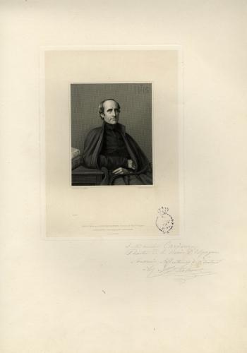Retrato del Predicador jesuita Gustave Xavier Lacroix de Ravignan (1795 - 1858)