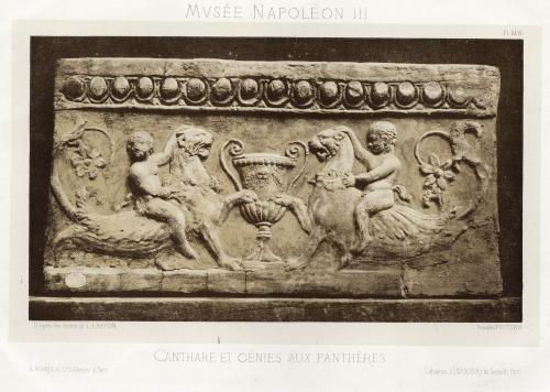 CANTHARE ET GÉNIES AUX PANTHÈRES : MUSÉE NAPOLÉON III 