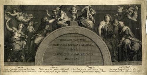 SIBYLLAE QUATUOR A RAPHAELE SANCIO URBINATE ROMAE IN ECCLESIA S. MARIAE PACIS DEPICTAE 