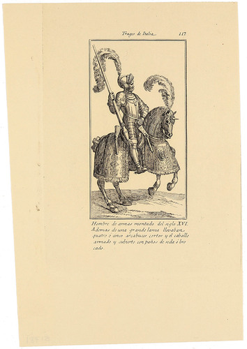  Hombre de armas montado del siglo XVI