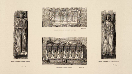 Burgos. Fresdelval. Sepulcro de D. Gómez Manrique 