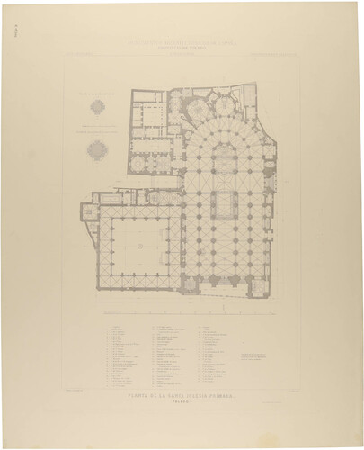 Toledo. Planta de la Santa Iglesia Primada