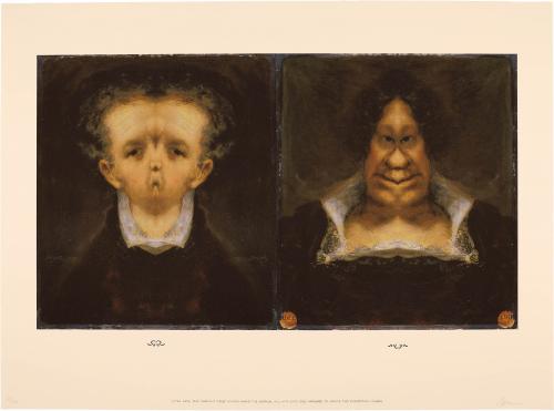 After Goya: selfportrait