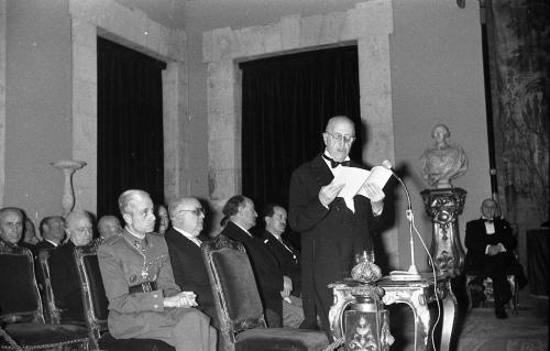 FRANCISCO COSSIO SU INGRESO EN LA ACADEMIA DE BELLAS ARTES DE SAN FERNANDO