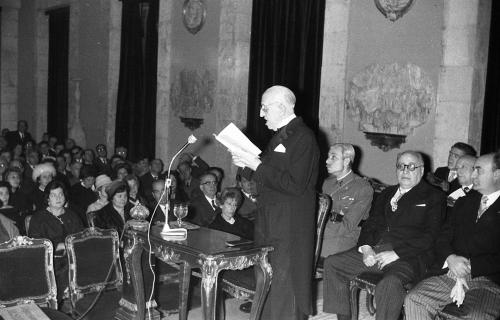 FRANCISCO COSSIO SU INGRESO EN LA ACADEMIA DE BELLAS ARTES DE SAN FERNANDO