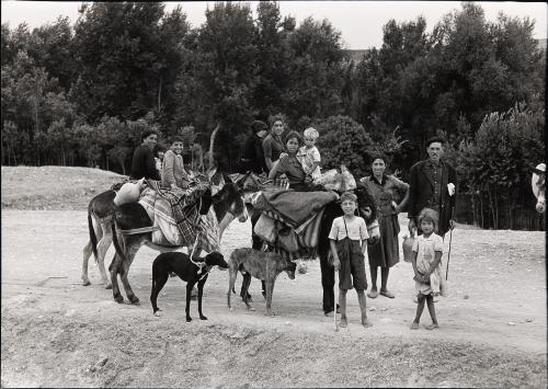 Familia nómada de gitanos (La Mancha)