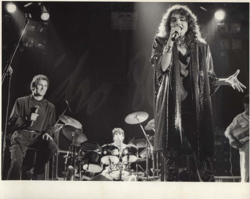 Ana Belén y Víctor Manuel cantando en el Palacio de los Deportes de Madrid