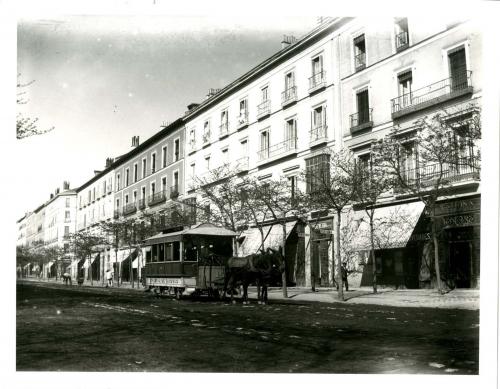 Calle Serrano de Madrid.