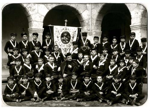 Retrato grupal de alumnos del Colegio de San José, Valladolid