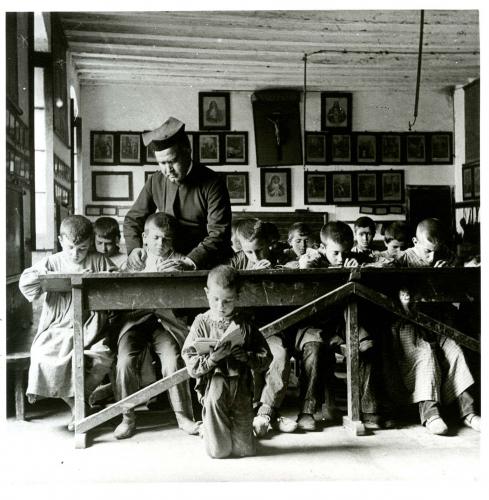 Niños en la escuela de Reus