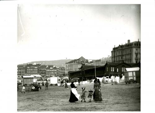 Playa de la Concha en San Sebastián - Donostia.