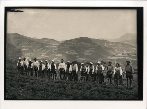 Layadores en Ipañaburu (Vizcaya)