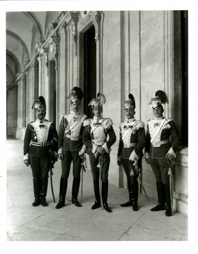 Alfonso XIII con el Gran duque Boris Vladimirovich de Rusia