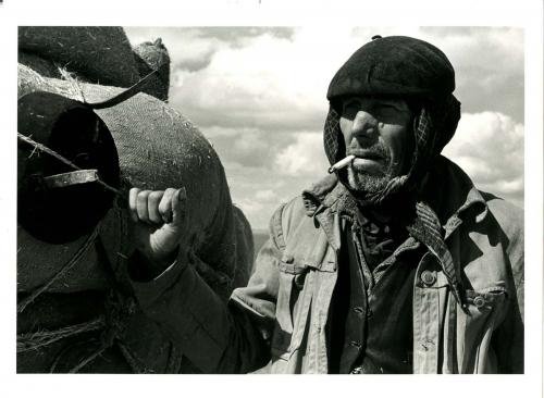 Campesino manchego saliendo de montería (La Mancha)