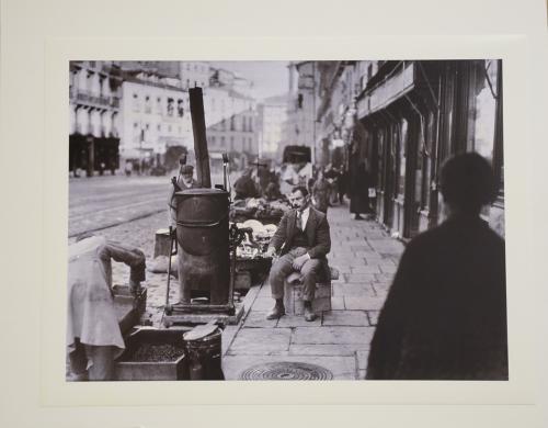 Tostador de café en la calle de Toledo