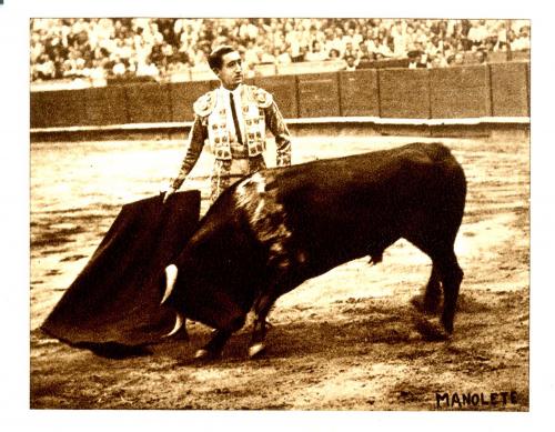 Manolete toreando