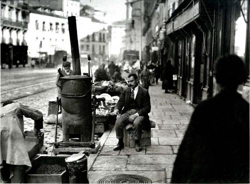 Tostador de café en la calle de Toledo