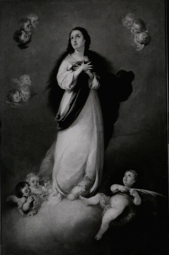 Pintura sobre La Inmaculada Concepción