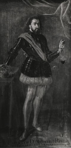 Pintura sobre El Rey Alfonso VII El Emperador