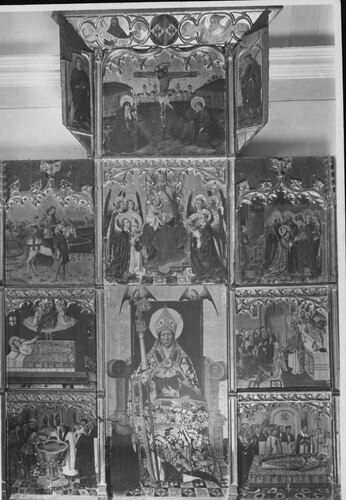 Retablo de San Martín por Joan Reixach 