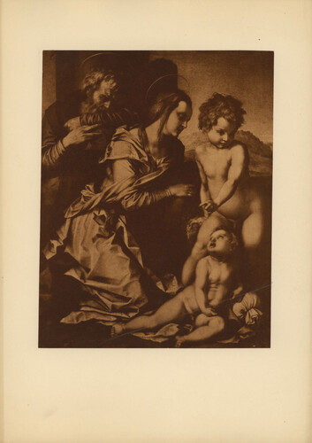 Sagrada Familia con San Juanito (copia de Andrea del Sarto)