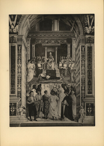 Canonización de Catalina de Siena por Pío II en 1461
