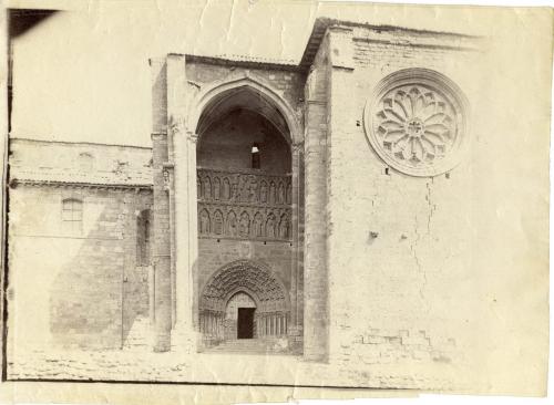 VILLALCÁZAR DE SIRGA (Palencia): IGLESIA DE SANTA MARÍA LA BLANCA: PÓRTICO