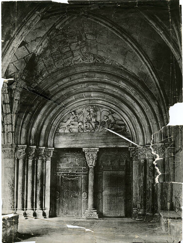 TARRAGONA: CATEDRAL: PORTADA AL CLAUSTRO