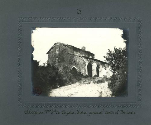 Alegria-Dulantzi (Álava). - Ermita de Nuestra Señora de Ayala. Vista general desde el poniente. 