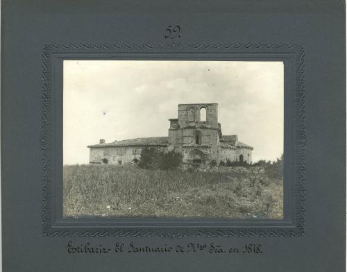 Estíbariz (Álava). - Iglesia de Nuestra Señora de Estíbaliz en 1878.