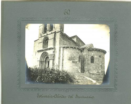 Estíbariz (Álava). - Ábsides del Santuario de Nuestra Señora de Estíbaliz. 