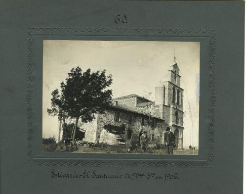 Estíbariz (Álava). - El Santuario de Nuestra Señora de Estíbaliz en 1906.