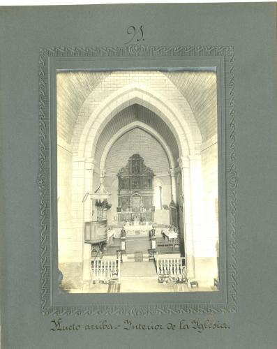 Hueto Arriba (Álava). - Interior De la Iglesia de la Natividad. 