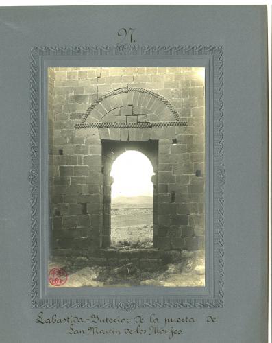 Labastida (Álava). - Interior de la puerta de San Martín de los Monjes. 