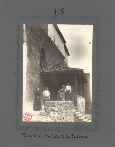 Marañón (Álava). - Fachada De la Iglesia de Nuestra Señora de la Asunción. 