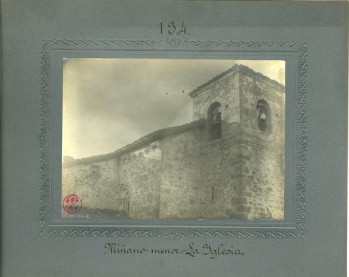 Miñano Menor (Álava). - La iglesia parroquial de San Vicente.