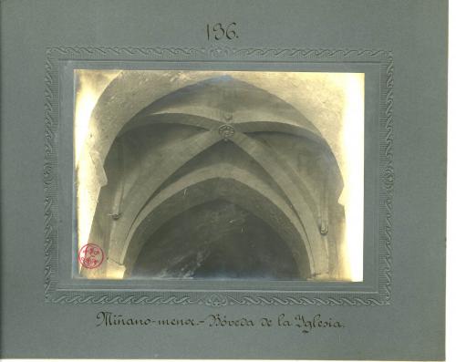 Miñano Menor (Álava). - Bóveda de la iglesia parroquial de San Vicente
