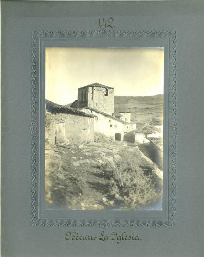 Obécuri (Álava). - La Iglesia de San Juan Bautista. 