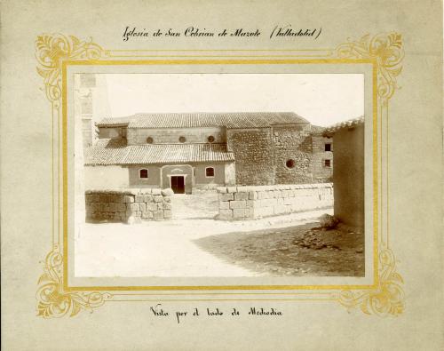 Iglesia de San Cebrián de Mazote (Valladolid). Vista por el lado de Mediodía