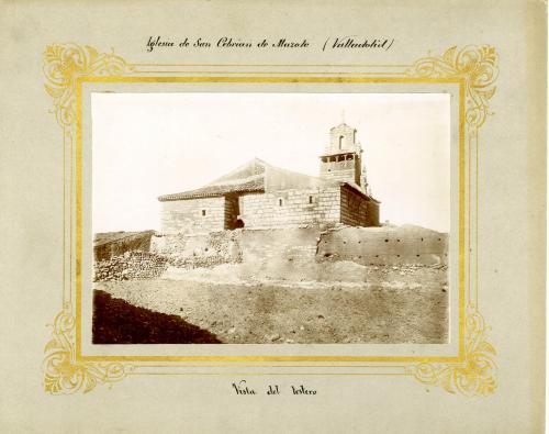 Iglesia de San Cebrián de Mazote (Valladolid). Vista del testero