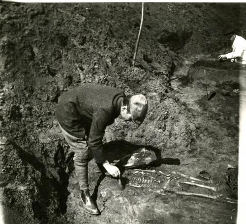 Une sépulture de la cimetière de  (Hungría)