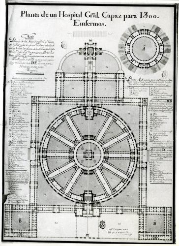 Planta para un hospital