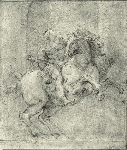 Estudio del emperador Constantino a Caballo (Bernini)