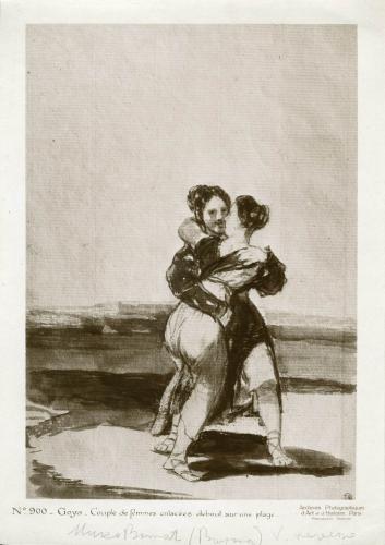 Deux femmes enlacées (Goya)