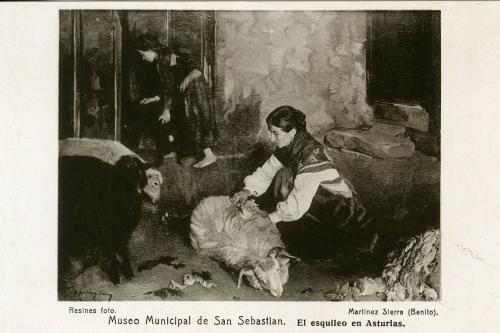 El esquileo en Asturias (Benito Martínez Sierra)