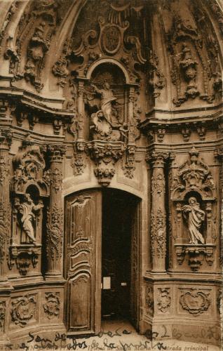 San Sebastián. Iglesia de Santa María. Entrada principal