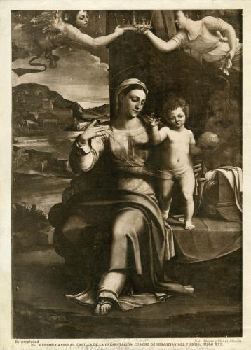 Virgen de la Persentación por Sebastiano del Piombo