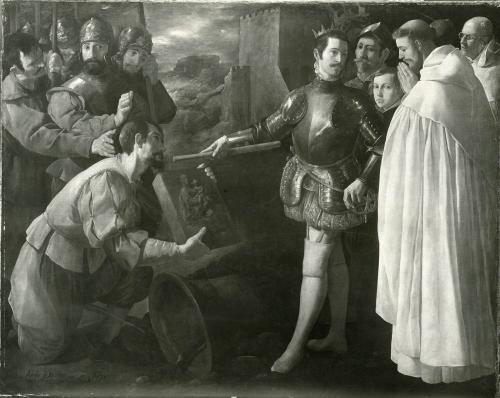 ZURBARÁN:  Leyenda de la campana (Cincinnati  Art Museum),