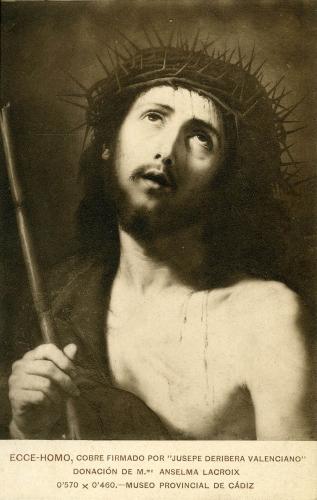 Ecce Homo. Cobre firmado por Jusepe de Ribera